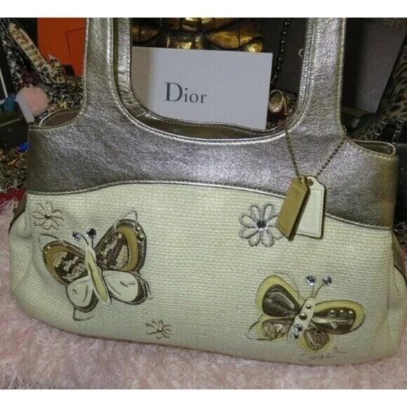 Coach Limited Edition Dragonfly & Lexi Bag with matching Baguette Wristlet Sets - Picture 10 of 12